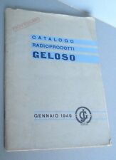 Geloso catalogo listino usato  Biella