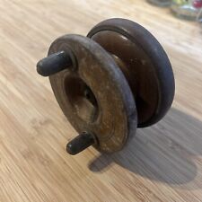 vintage wooden fishing reel for sale  EASTBOURNE