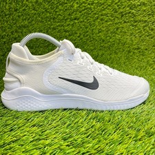 Tênis de corrida esportivo Nike Free RN 2018 feminino tamanho 9.5 branco preto comprar usado  Enviando para Brazil