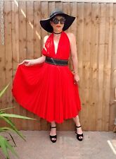 Vintage red halterneck for sale  ENFIELD