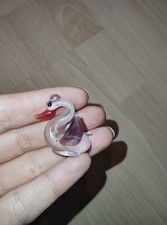 Glasfigur schwan vogel gebraucht kaufen  Halle