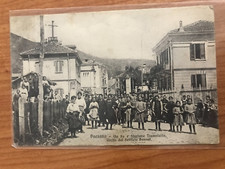 Cartolina paesana via usato  Biella