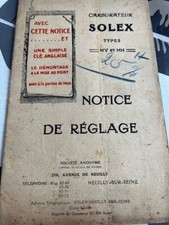 Catalogue brochure solex d'occasion  Estaires