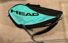 Bolsa de raquete Head Tour Team 9R tênis/badminton/squash preta/em perfeito estado. 283432. comprar usado  Enviando para Brazil