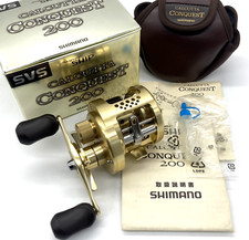 Shimano CALCUTTA CONQUEST 200 Isca Direita Carretel de Arremesso Na Caixa JAPÃO "Excelente++", usado comprar usado  Enviando para Brazil