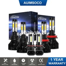 Kit combo de faróis de LED e lâmpadas de neblina para Subaru Impreza 2008 2009 2010 2011 comprar usado  Enviando para Brazil