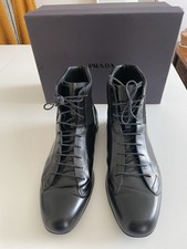 Botas masculinas estilo chukka de couro preto Prada comprar usado  Enviando para Brazil