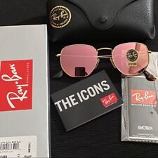 Óculos de sol Ray-Ban hexagonal armação dourada/ouro rosa 51 mm comprar usado  Enviando para Brazil