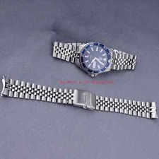Pulseira de relógio de 22 mm ponta sólida para ORIENT Kamasu RA-AA0002L19A prata Jubileu comprar usado  Enviando para Brazil