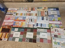 Lote enorme de almofadas de papel para scrapbook 6x6 - Natal - Primavera - Caprichoso, usado comprar usado  Enviando para Brazil
