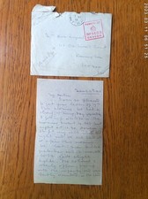 Ww1 letter mch for sale  LONDON