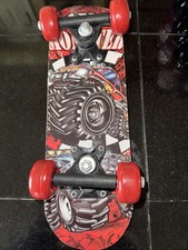 Mini skate duplo pontapé completo prancha skate cruiser madeira crianças 18"" comprar usado  Enviando para Brazil