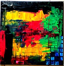 Paris painting abstraction d'occasion  Expédié en Belgium