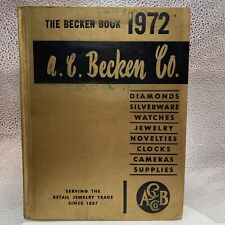 Catálogo Libro Becken Vintage 1972 Diamantes Relojes Joyería Novedades Relojes segunda mano  Embacar hacia Argentina