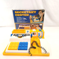 1982 Secretary Center brinquedo infantil Nordontoy Hong Kong mesa máquina de escrever telefone comprar usado  Enviando para Brazil