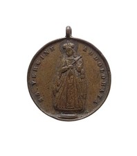 Medaglia religiosa votiva usato  Roma