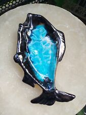 Assiettes poisson vallauris d'occasion  Eysines