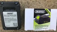 Draper 18v battery for sale  OAKHAM