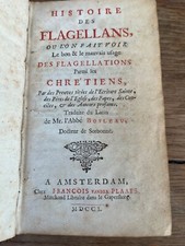 Histoire flagellans usage d'occasion  Annonay