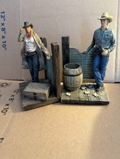 Western bookends cowboy for sale  Stoneham