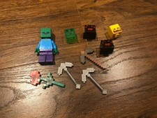 Lego Lote Paquete de Minecraft Minifigura Repuestos y Accesorios segunda mano  Embacar hacia Mexico