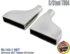 CONJUNTO de guarnições de tubo de escape para Chevy Camaro Style extra largo fora do centro grande comprar usado  Enviando para Brazil