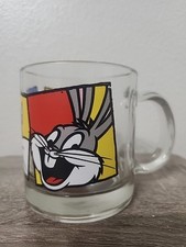 Caneca de vidro vintage 1994 Looney Tunes anos 90 Warner Bros-EUC, usado comprar usado  Enviando para Brazil