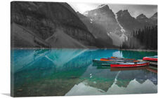 Artcanvas canoe boats for sale  Niles