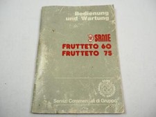 Same frutteto betriebsanleitun gebraucht kaufen  Merseburg