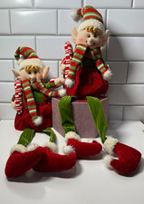 Two plush elf for sale  Madison