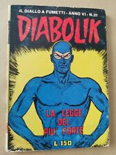Diabolik anno originale usato  Ischia