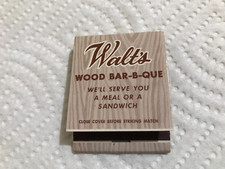 Vintage matchbook walt for sale  Long Beach