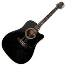 Guitarra acústica elétrica Takamine PT-209 preta S/N 36090832 com estojo rígido comprar usado  Enviando para Brazil