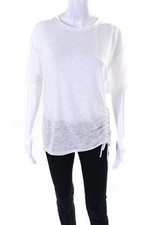 Camiseta Project Social T feminina jersey bainha franzida gola redonda branca tamanho G comprar usado  Enviando para Brazil