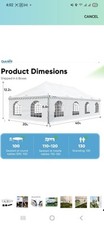 Quiktent 20x40 fire for sale  Tampa