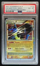 2007 Pokemon Diamond Pearl Mysterious Treasures Lucario LV.X Holo #122/123 PSA 6 comprar usado  Enviando para Brazil