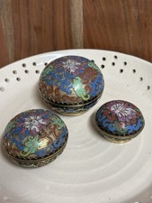 Cloisonne trinket boxes for sale  Senoia