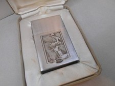 Isqueiro Zippo Tsurikichi Sanpei estilo original 1932 réplica dobradiça com estojo, usado comprar usado  Enviando para Brazil