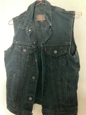 Levi denim gilet for sale  TORQUAY