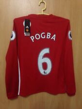 CAMISA DE FUTEBOL MANCHESTER UNITED 2016/2017 CASA L/S PAUL POGBA #6 comprar usado  Enviando para Brazil