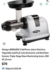 Omega juicer jcube500sv for sale  Mcdonough