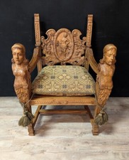 Fauteuil renaissance espagnol d'occasion  Perpignan-
