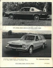 1975 Press Photo 1976 Dodge Aspen cupê 2 portas e Dodge Aspen Station Wagon comprar usado  Enviando para Brazil