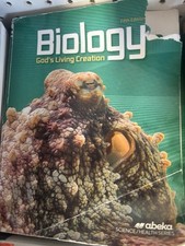 Abeka biology gods for sale  Dover