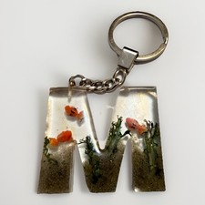 Rare! Letter M Goldfish Keychain Underwater Scene Resin Bag Charm Key FOB Unique comprar usado Rare! Letter M Goldfish Keychain Underwater Scene Resin Bag Charm Key FOB Unique comprar usado  Enviando para Brazil
