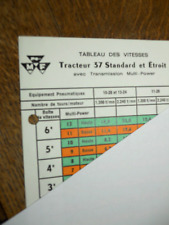 Tableau vitesses massey d'occasion  France