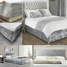 Velvet divan bed for sale  MANCHESTER