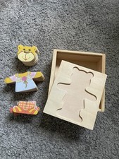 Holz puzzle bär gebraucht kaufen  Frohburg