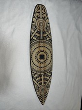 Māori decor surfboard for sale  Buda