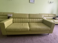 Lime green leather for sale  LONDON